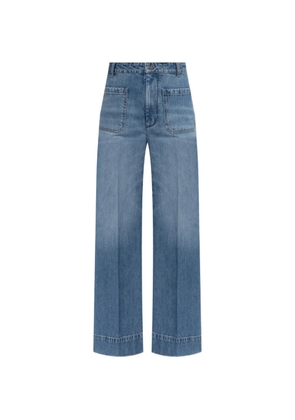 Victoria Beckham Alina wide-leg jeans - Blue