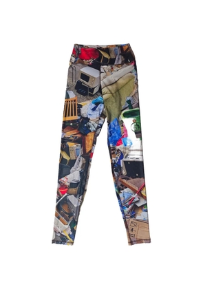 Borbala Lomtalanitas graphic-print leggings - Black