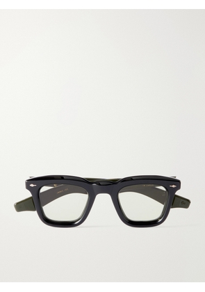 Jacques Marie Mage - Leclair Square-Frame Acetate Glasses - Men - Black