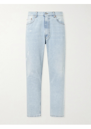 Ghiaia Cashmere - Straight-Leg Distressed Jeans - Men - Blue - UK/US 30