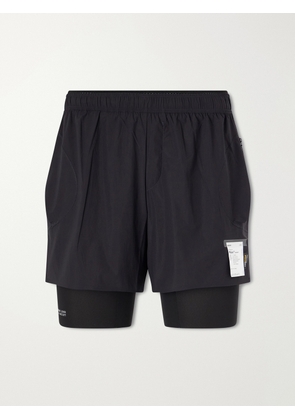 Satisfy - Rippy&trade; Layered 5" Cordura&reg; and Justice&trade; Running Shorts - Men - Black - XS