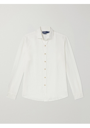 Polo Ralph Lauren - Logo-Embroidered Linen Woven Shirt - Men - White - XS