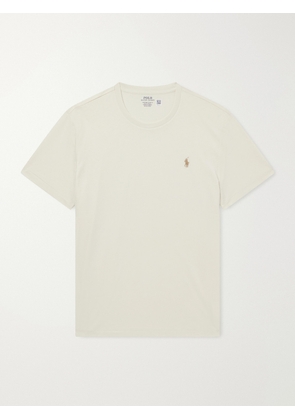 Polo Ralph Lauren - Logo-Embroidered Cotton-Jersey T-Shirt - Men - Neutrals - XS