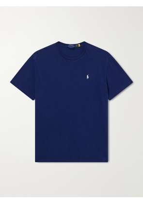 Polo Ralph Lauren - Logo-Embroidered Cotton-Jersey T-Shirt - Men - Blue - XS
