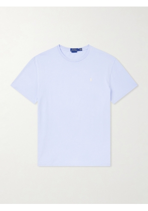 Polo Ralph Lauren - Logo-Embroidered Cotton-Jersey T-Shirt - Men - Blue - XS