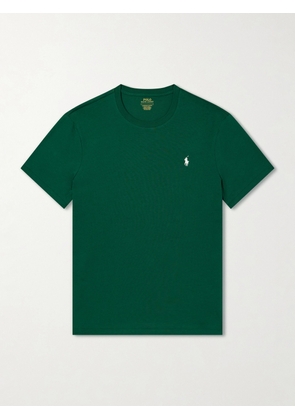 Polo Ralph Lauren - Logo-Embroidered Cotton-Jersey T-Shirt - Men - Green - XS