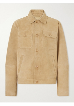 Polo Ralph Lauren - Panelled Suede Jacket - Men - Neutrals - S