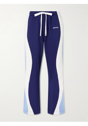 NAHMIAS - Ollie Wide-Leg Striped Cotton-Jersey Sweatpants - Men - Blue - S
