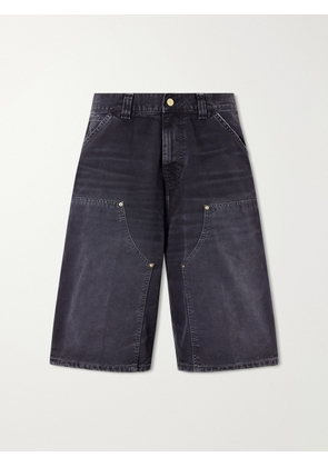 Carhartt WIP - Wide-Leg Organic Cotton-Canvas Shorts - Men - Black - XS