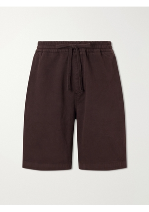 Carhartt WIP - Floyde Straight-Leg Stretch-Cotton Twill Shorts - Men - Brown - XS