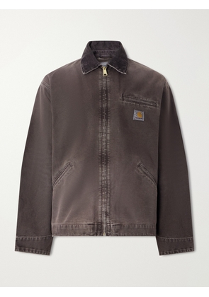 Carhartt WIP - OG Detroit Organic Cotton-Canvas Jacket - Men - Brown - XS