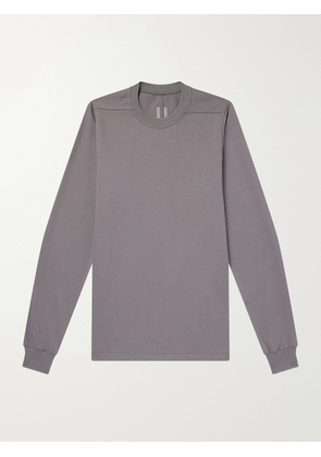 Rick Owens - Crewneck Cotton-Jersey Shirt - Men - Gray - XS
