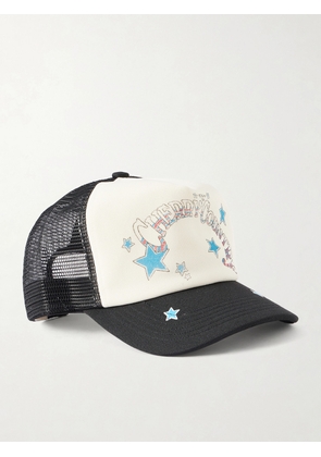 Cherry Los Angeles - This is Cherry Country Canvas and Mesh Trucker Cap - Men - Black