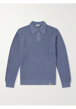 Carhartt WIP - Miles Cotton Polo Shirt - Men - Blue - XS