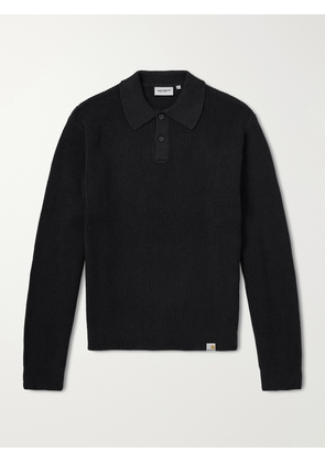 Carhartt WIP - Miles Cotton Polo Shirt - Men - Black - XS