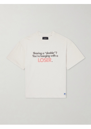 NAHMIAS - PSA Printed Cotton-Jersey T-Shirt - Men - White - XS