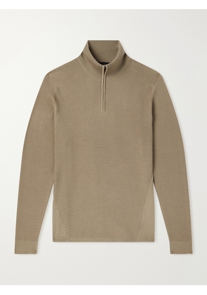 SEASE - Waffle Turtle-Neck Wool-Knitted Sweater - Men - Neutrals - S