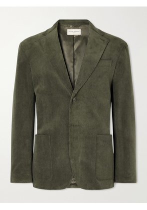 Officine Générale - Michel Cotton-Blend Corduroy Suit Jacket - Men - Green - IT 44