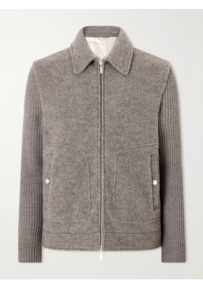 Eleventy - Knitted Wool Jacket - Men - Gray - IT 46