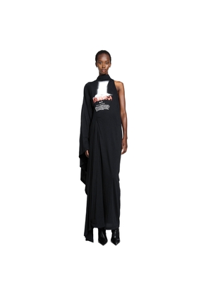 Long Draped Dress