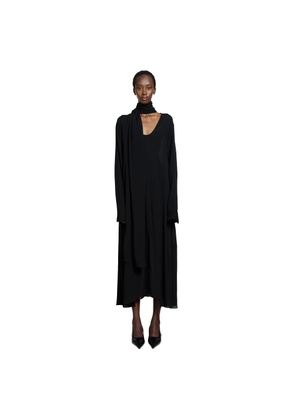 Rounded Neckline Dress