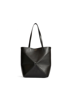Medium Puzzle Fold Tote In Shiny Calfskin
