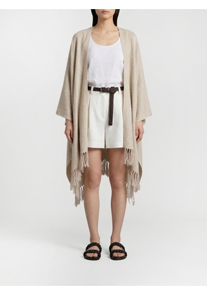 BRUNELLO CUCINELLI Linen and Viscose Cape