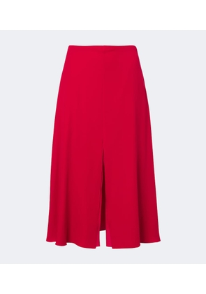 Valentino Silk georgette midi skirt