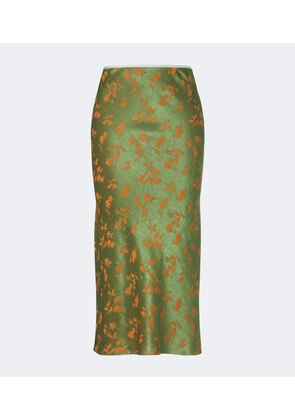 Dries Van Noten Floral midi skirt