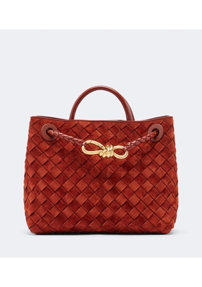 Bottega Veneta Andiamo Intrecciato Small suede tote bag