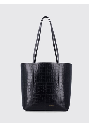 BY MALENE BIRGER Croc-Effect Calf Leather Shoulder Bag