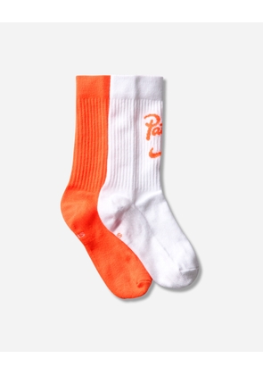 Netherlands x Patta Everyday Essential Crew Socks White / Hyper Crimson