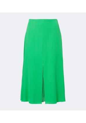 Valentino Silk georgette midi skirt