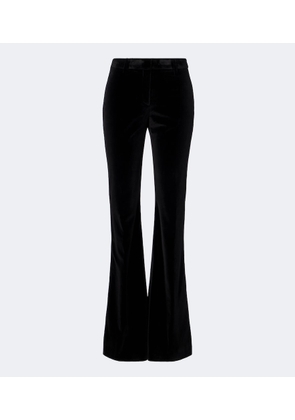 Etro Cotton velvet flared pants