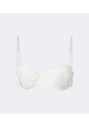 Montce Lace-trimmed cotton bra top