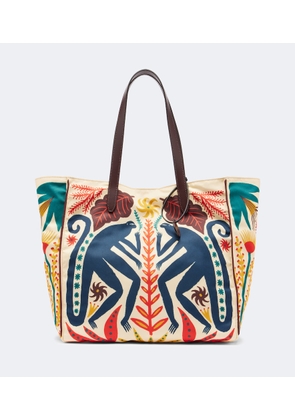 Etro Tabby Large printed tote bag