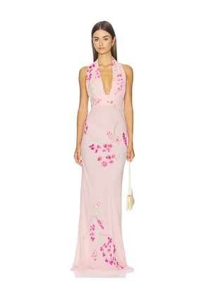 Lovers and Friends Ellison Gown in Pink. Size XXS. Also in XS, S, M, L, XL.