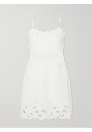 ISABEL MARANT - Reola Embroidered Ramie Mini Dress - White - FR 34,FR 36,FR 38,FR 40,FR 42,FR 44