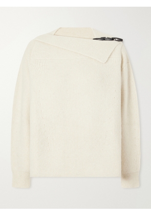 ISABEL MARANT - Thais Ribbed Alpaca-blend Sweater - Neutrals - FR 34,FR 36,FR 38,FR 40,FR 42,FR 44