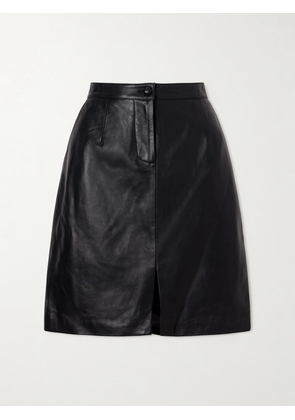 BLAZÉ Milano - Popeye Leather Midi Skirt - Black - 00,0,1,2,3,4