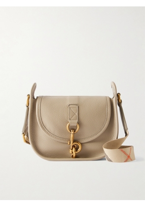 Burberry - Small Leather Shoulder Bag - Neutrals - One size