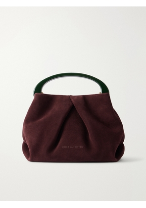 Dries Van Noten - Suede Clutch - Burgundy - One size