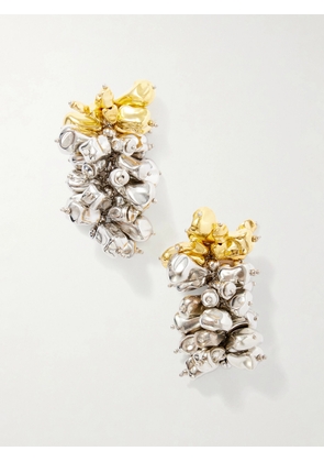Dries Van Noten - Silver And Gold-tone Earrings - One size