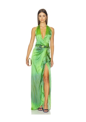 SILVIA TCHERASSI Gypsy Dress in Green. Size XS. Also in S, M, L.