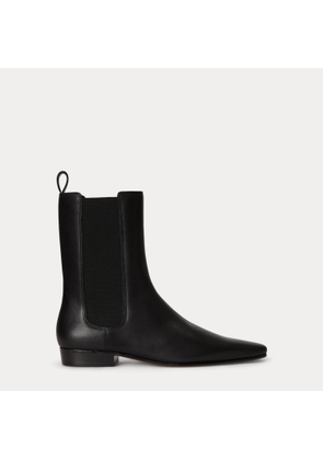 Waxed Leather Chelsea Boot