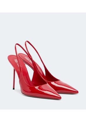 Paris Texas Lidia patent leather slingback pumps