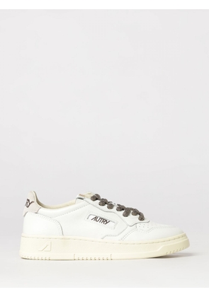 AUTRY Medalist Low Bicolor Leather Sneakers with Perforated Toe