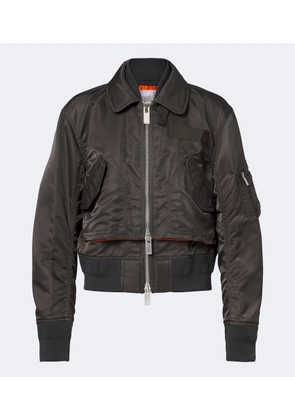 Sacai Layered technical bomber jacket