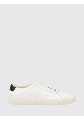COMMON PROJECTS Achilles Low-Top Smooth Leather Sneakers with Printed Logo