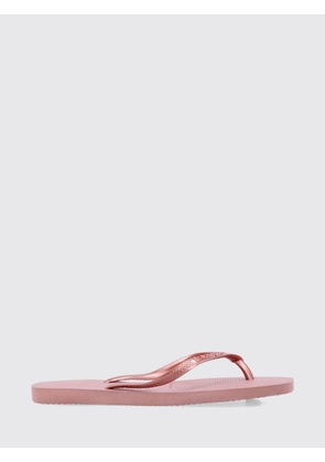 HAVAIANAS Square Rubber Flip-Flops with a Square Toe and Low Heel